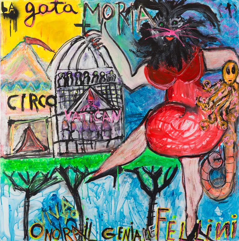 Paints Honor al genial Fellini