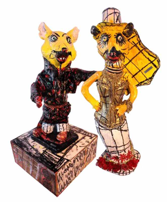 Scultures Mr & Mrs President