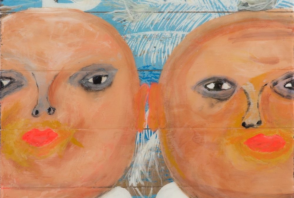 Alice Paints – Tweedledum and Tweedledee,